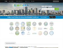 Tablet Screenshot of bidera.com